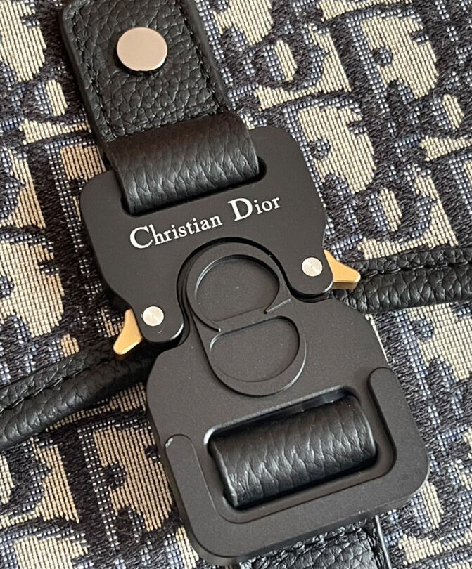 Christian Dior Gallop Messenger Bag Dark Blue